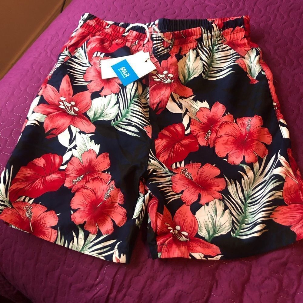 Boys SSLR swim shirts size Large
